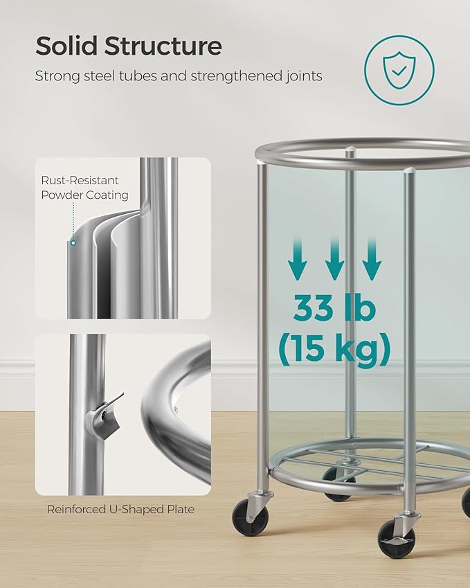 Janita Laundry Basket on Wheels