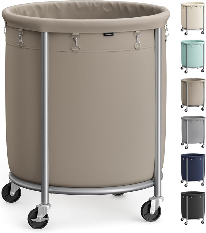 Janita Laundry Basket on Wheels