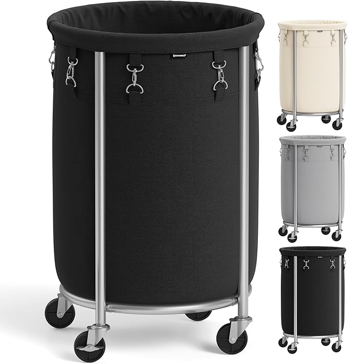 Janita Laundry Basket on Wheels